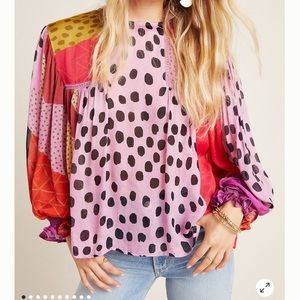 Anthropologie Miranda Peasant Top